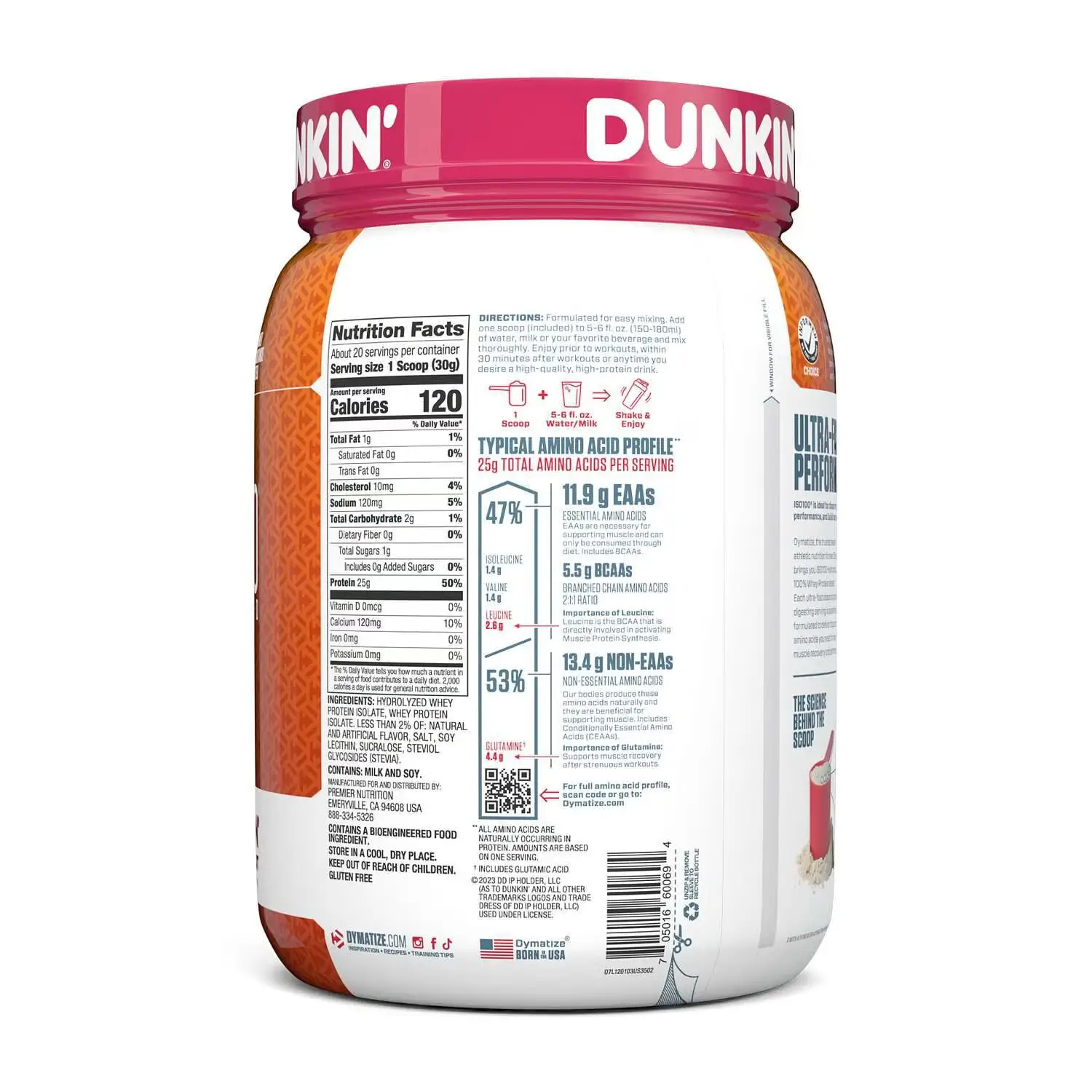 Dymatize nutrition iso 100 (1.34lb) (3) dymatize nutrition iso 100 (1.34lb)