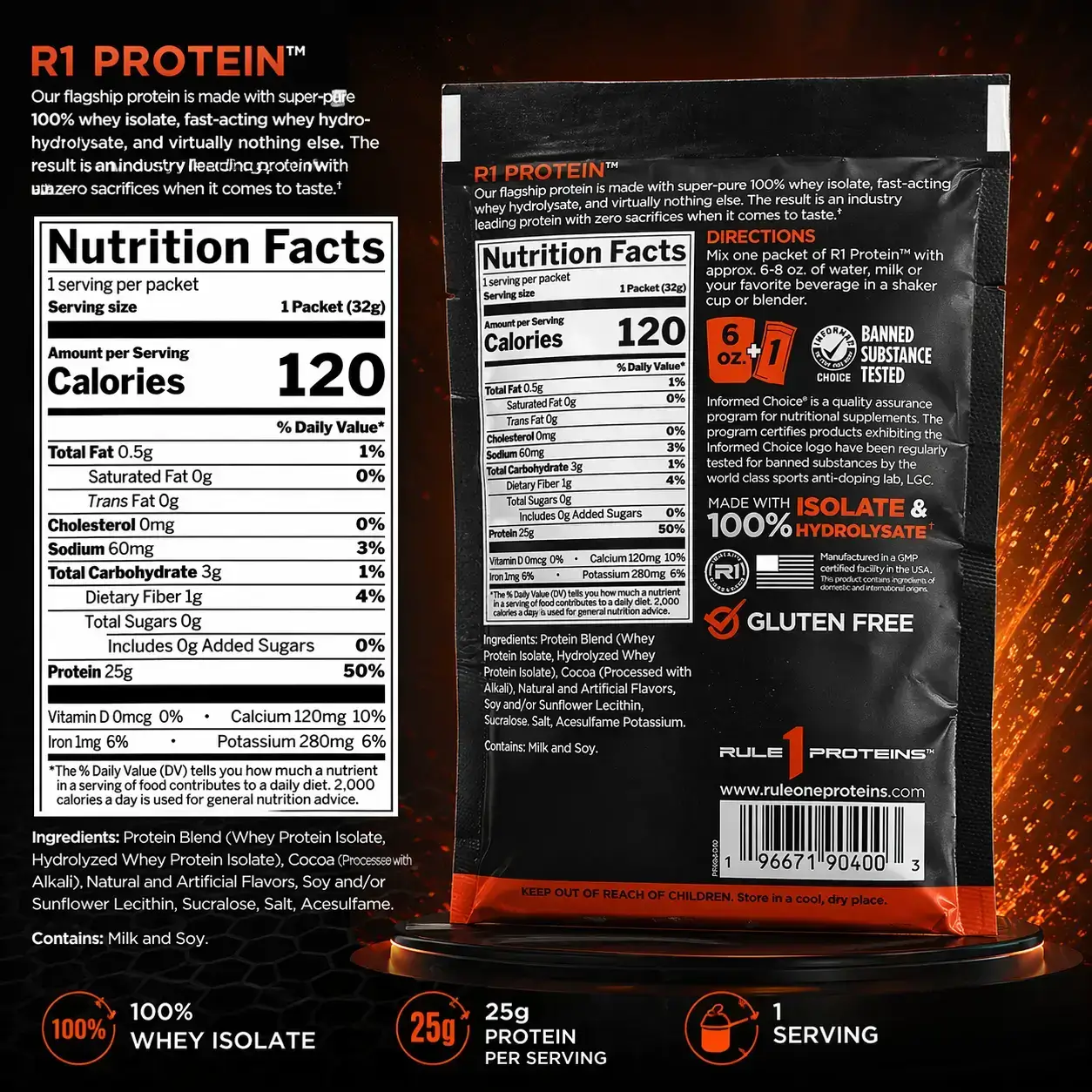 Rule 1 R1 Protein 100% Whey Isolate (2) Rule 1 R1 Protein Whey Isolate