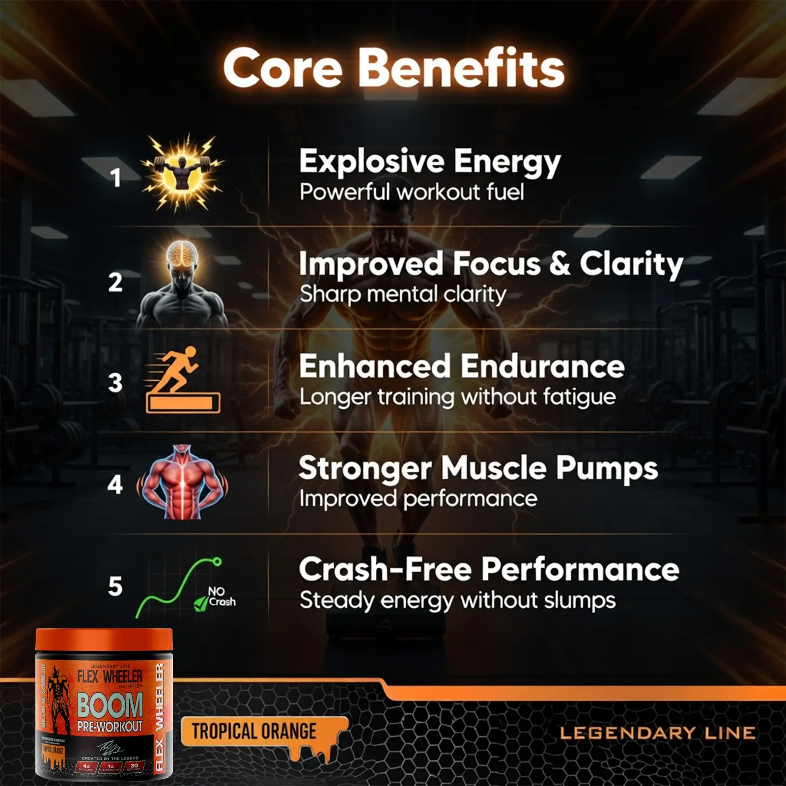 flex wheeler boom pre-workout (4) flex wheeler boom pre-workout