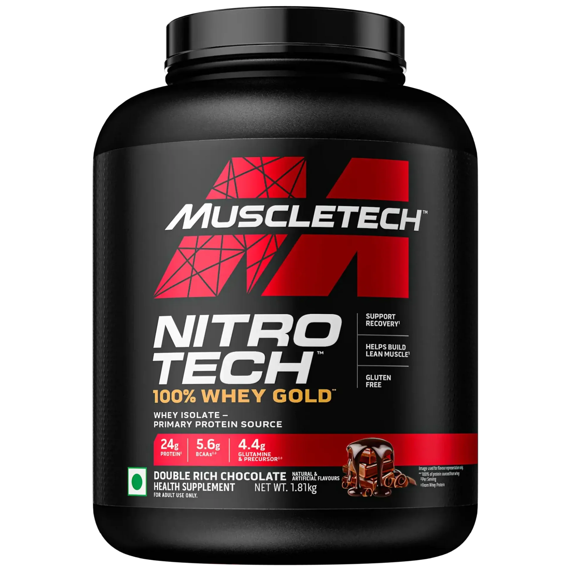 nitro tech whey gold double rich chocolate 1 8kg 1Proteinworld.in