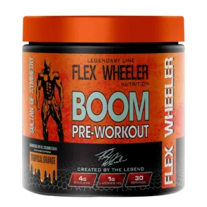 flex wheeler boom pre-workout