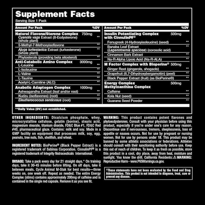 Universal Nutrition Animal M-Stak Universal Nutrition Animal M-Stak