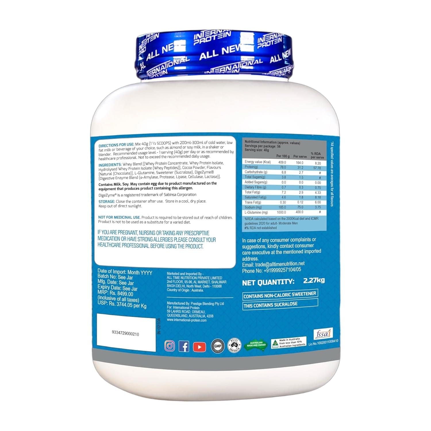 International Protein Superior Whey International Protein Superior Whey